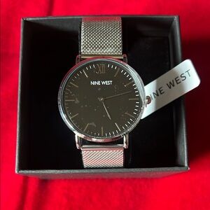 Nine West Silver Men's Watch